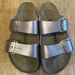 Birkenstock Arizona Copper Double Strap Sandals
